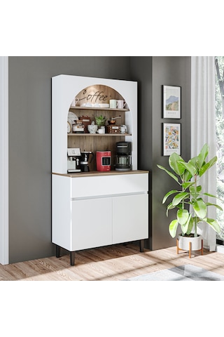 Venedik Kahve Köşesi, Çok Amaçlı Dolap, 2 Kapaklı 1 Çekmeceli Dlp