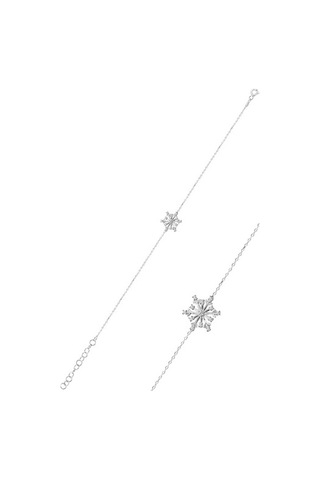 Gümüş Rodyumlu Kartanesi Modeli Üçlü Set