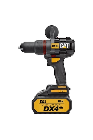 Cat DX13.1 18 V 4.0 Ah Li-ion 80 NM Çift Akülü Kömürsüz Profesyonel Şarjlı Darbeli Matkap