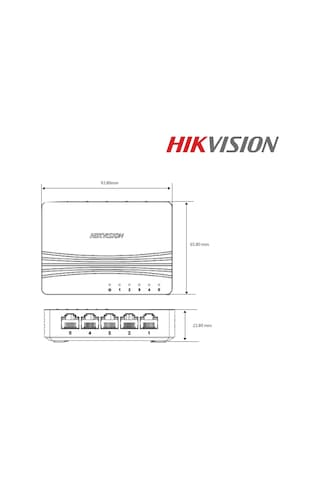 Hikvision Ds 3E0505D E 5 Port 10/100/1000 Gigabit Switch