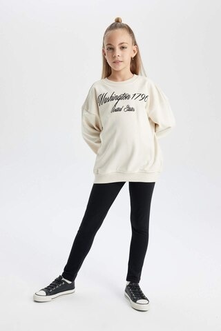 DeFacto Kız Çocuk Tayt B7786A8NSBK81 Siyah