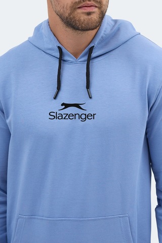Slazenger Onca 2 Li Set Erkek Sweatshırt Koyu Gri - Turkuaz