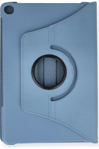 Newface Lenovo Tab M10 Tb328fu Kılıf 360 Tablet Deri Kılıf - Turkuaz Arka Kapak