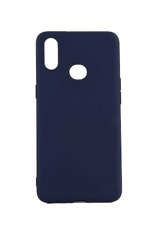 Samsung Uyumlu Galaxy A10s Kılıf Zore Premier Silikon Kapak Lacivert