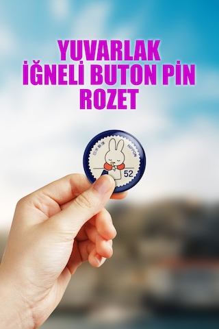 Y2k Japon Miffy Cute Rozet Çanta Süsü Rozet İğneli Buton Rozet Seti 1 Adet Tekli