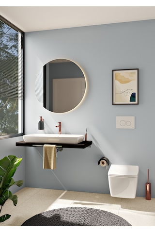VitrA Origin A4255729 Yüksek Lavabo Bataryası Soft Bakır