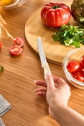 Dr. Inox Domates Bıçağı Krem 22 Cm Krem
