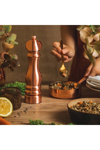 Peugeot Paris Chef Tuz Değirmeni Bakır 22 Cm Çok Renkli
