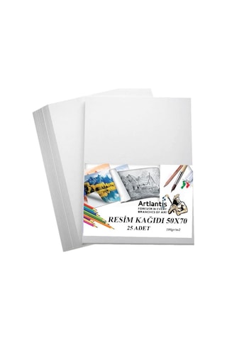 Karakalem Eskiz Çizim Seti Durolit Seti 50x70 Cm 1 Paket Resim Kağıdı Dereceli Kalem Seti Hamur Silgi Sınav Silgisi