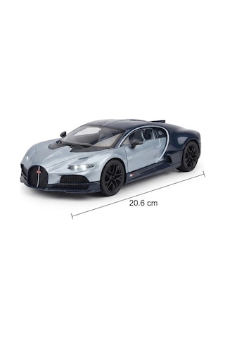 Bugatti Chiron Super Sport 300+ 1:24 Ölçek Diecast Gerçekçi Açılabilir Kapılı Model Araba