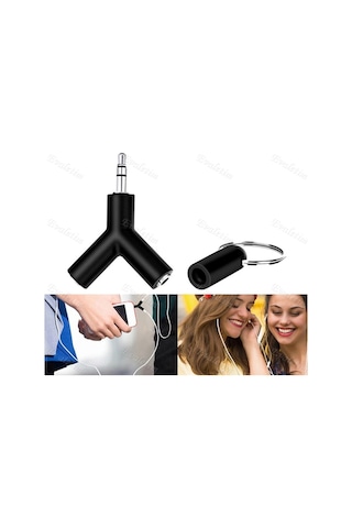 Kulaklık Çoklayıcı 3.5Mm 4495A Splitter Anahtarlık Swıtch Dönüştü