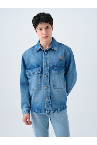 LOFT Oversize Erkek Ceket Lf2039639 Q1.v1 Denim