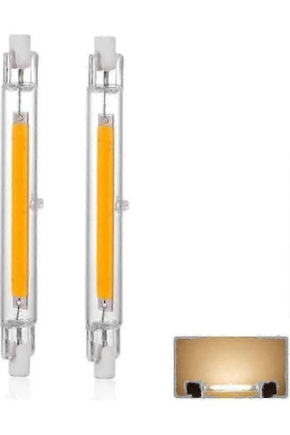 3000lm 3000k Sıcak Beyaz 30w Kısılabilir Led Ampul, R7s 118mm İçin 300w J118 Halojen Lambanın Yerini Alır Diğer