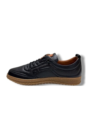 Malawi 3630-26 Hakiki Deri Lazerli Ultra Soft Anatomik Casual Kadın Ayakkabı Siyah