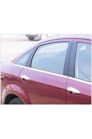 Famsotomotiv Fiat Linea Krom Cam Çıtası 8 Prç. 2007 Ve Üzeri P.Çelik