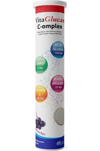 Vitaglucan C-Omplex 20 Efervesan Tablet