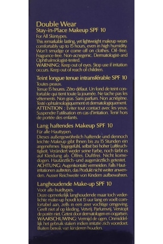 Estée Lauder Double Wear Foundation 30 Ml No 2w2 Rattan Fondöten 1 Paket 1 X 30 Ml Sku: Smg8690010472441