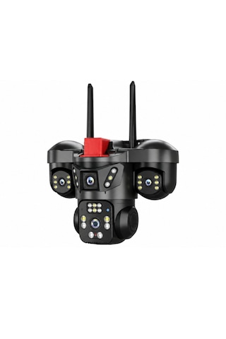 Joysee W4 12mp 2x3.6mm 2x2.8mm Dört Kamera 4x Zoom Wifi Ptz Dome Kamera