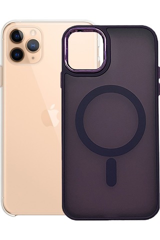 iPhone Uyumlu 11 Pro Max Kılıf Freyax Seri Magsafe Özellikli Silikon Kapak