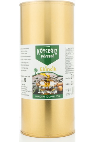 Köyceğiz Yöresel Ekincik Naturel Birinci Zeytinyağı Teneke 2 L