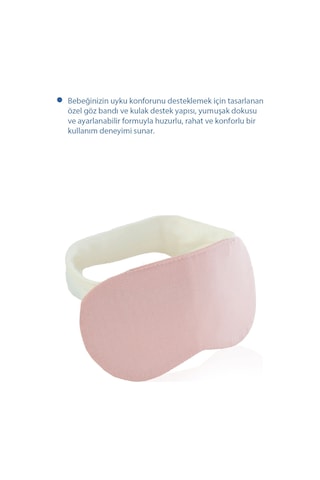 Babyjem Kepçe Kulak Önleyici ve Uyku Bandı Pudra