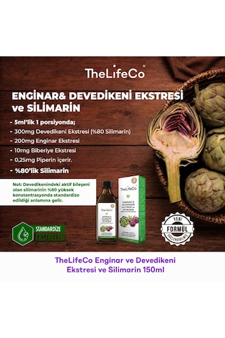 TheLifeCo Enginar & Devedikeni Ekstraktı 150 ML