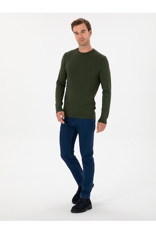 Cacharel Açık Mavi Slim Fit Pamuk Liyosel Karışımlı Jean Pantolon Lacivert