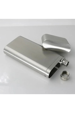 Elmpaly Brushed 2si1 Puro Kılıfı Ve Seyyar İçki Matarası Taşınabilir Cigar Humidor