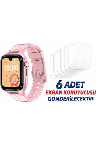 Ttec Kido Pro Akıllı Saat Nano Esnek Ekran Koruyucu 6 Adet Cam Değildir, Kırılmaz, Tam Uyum