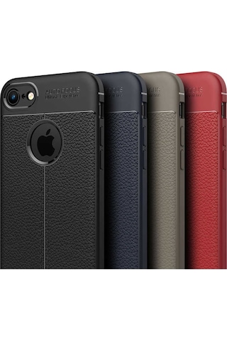 Apple Uyumlu iPhone 5 5S Kilif Esnek Deri Görünümlü Silikon 407860723