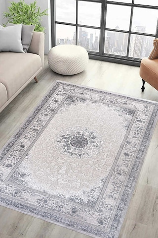 Amasra Koyu Gri Halı Yumuşak Oturma Odası Salon Çocuk Odası Mutfa Koyu Gri