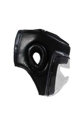 Dosmai Mika Yüz Korumalı Kick Boks Muay Thai Maç Kaskı Siya Ko372 Siyah