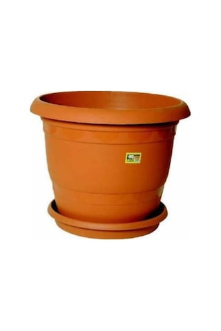 Kaliteli Saksı Yükseklik 16,5 X14 Kalteli Saksı 2 Adet Saksı + 1 Litre 1 Kalite Çiçek Toprağı