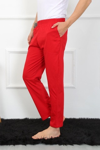 Akbeniz Erkek Pamuk Kırmızı Tek Alt Pijama 27495 Kırmızı