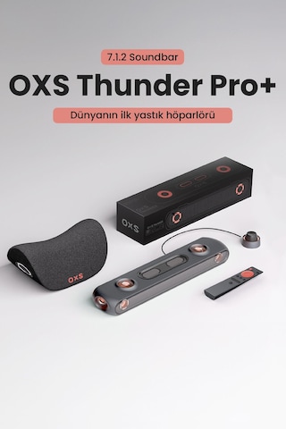 Thunder Pro+ Gaming Soundbar, Kablosuz Yastık Hoparlör, 7.1.2 Dolby Atmos Hdmı Earc, 3d Ses, 180w-129364