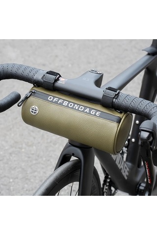 Willowhaven Versatile Green Bisiklet Çantası 3d Tasarım Geniş Mountain Ve Yol Bisikletleri İçin Çıkarılabilir Kayışlar Haki