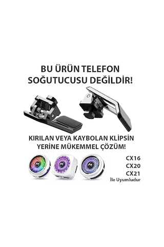 Memo Cx16-cx20 Ve Cx21 İçin Yedek Klips Aparat 2 Adet
