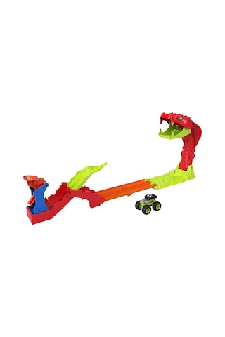 Hot Wheels Monster Trucks Snake Bite Güç Darbesi Oyun Seti Jjn44