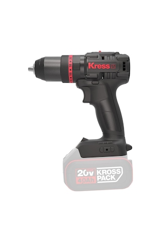 Kress KUC30.91 20V Kömürsüz Profesyonel Şarjlı Darbeli Matkap Akü Dahil Değildir