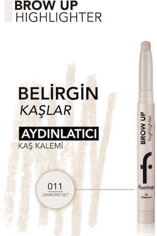 Flormar Brow Up Asansörlü Kalem Aydınlatıcı Seti 011 Diamond
