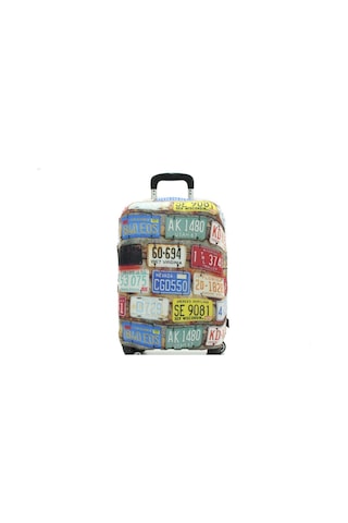 My Saraciye 15 Valiz Kılıfı, Bavul Kılıfı - Plakalar 15 Gri