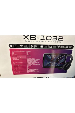 For-x Xb-1032 Portatif Koltuk Arkası 2 Ad. Monitör Başlık 2/32gb