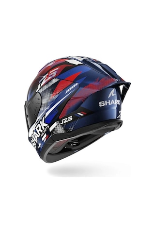 Skwal Cup Zarco Gp Kapalı Kask Siyah Vizörlü Artı Şeffaf Vizör Çok Renkli