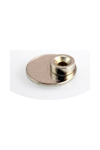 Havşalı 12X8-4X5Mm Havşa Delik Neodyum Miknatis, Adet Seçmeli 10 Adet