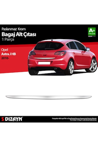 S-dizayn Opel Astra J Hb Krom Bagaj Alt Çıta 2010-2015