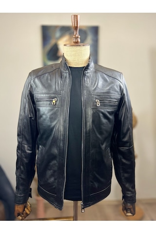 Always Leather Usta İşi Özel Dikim %100 Hakiki Deri 1803340022 Siyah