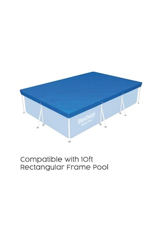 Bestway 9'10" X 6'7"/3,00m X 2,01m Dikdörtgen Havuz Örtüsü