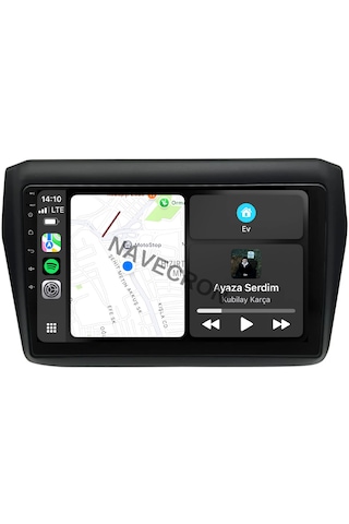 Suzukı Swıft 2017-24 9" Uyumlu Androıd Multimedya Gerçek 2/32 Kablosuz Carplay Geri Görüş Kameralı 9"