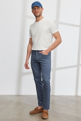 AC&Co / Altınyıldız Classics Erkek İndigo 360 Derece Her Yöne Esneyen Rahat Slim Fit Pantolon 4A1400000002IND58
