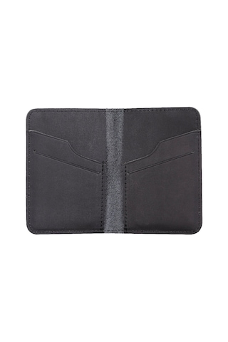 Bloominbag Heritage Core Coal Black Deri Erkek Cüzdanı siyah